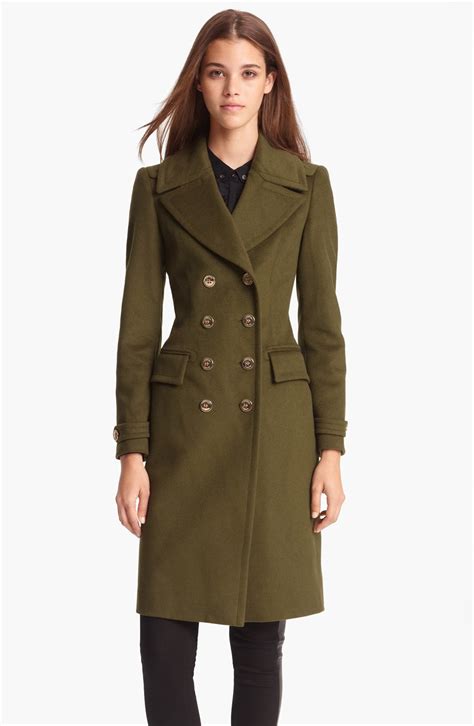 burberry wool double breasted coat|Burberry wool cashmere coat women's.